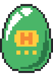 A sealed HYPagotchi collection egg